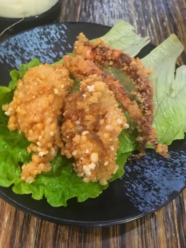 原味炸雞、炸魷魚鬚