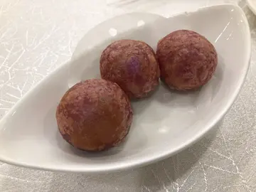 紫薯奶黃球