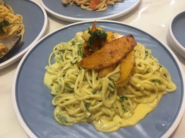 P4. 愛知縣南瓜鮮蝦牛乳意粉