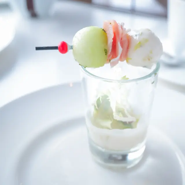 意大利火腿配水牛芝士加蜜瓜