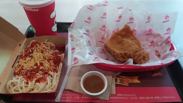 炸雞意粉餐