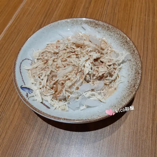 雞絲粉皮配胡麻醬
