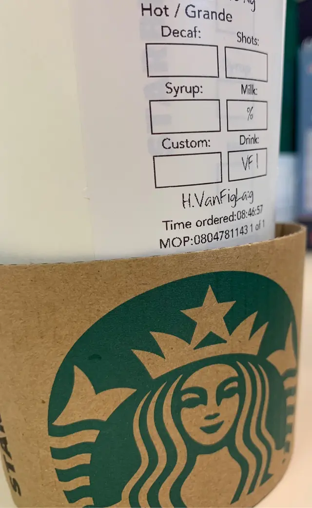 雲呢拿無花果鮮奶咖啡