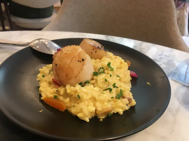 帶子咖哩意大利飯