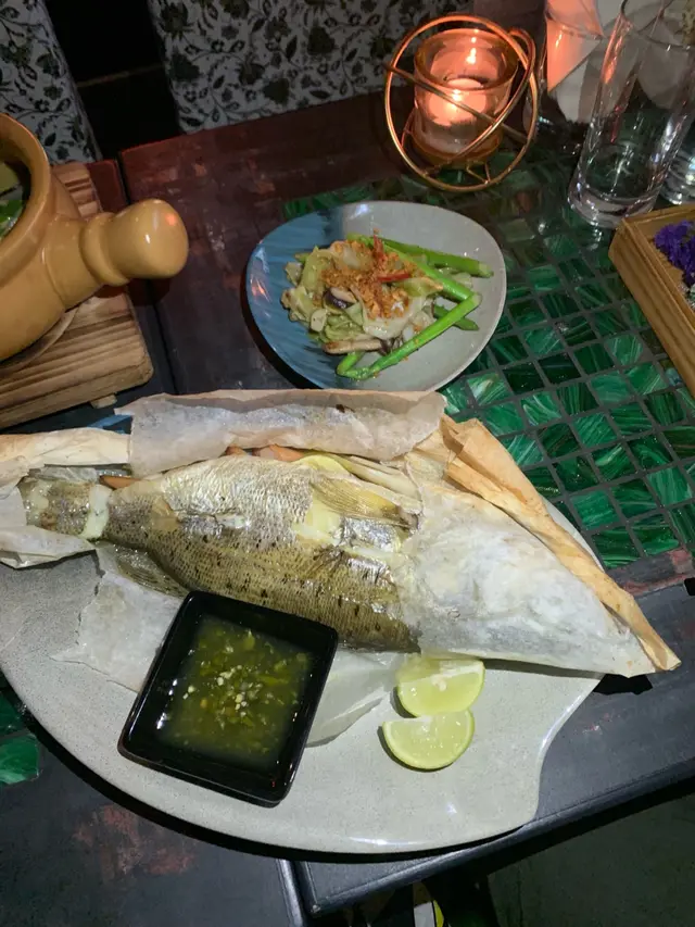 紙包香茅焗爐魚