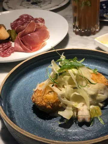 Cod brandade with fennel and orange