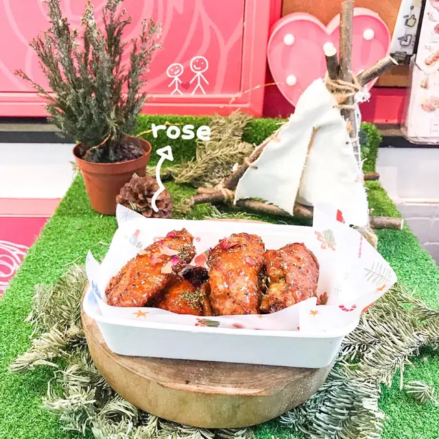 文青風玫瑰雞翼