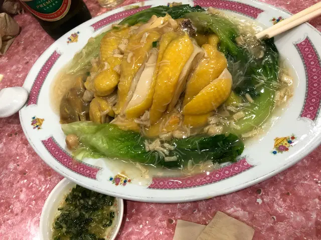 瑤柱菜膽雞半隻