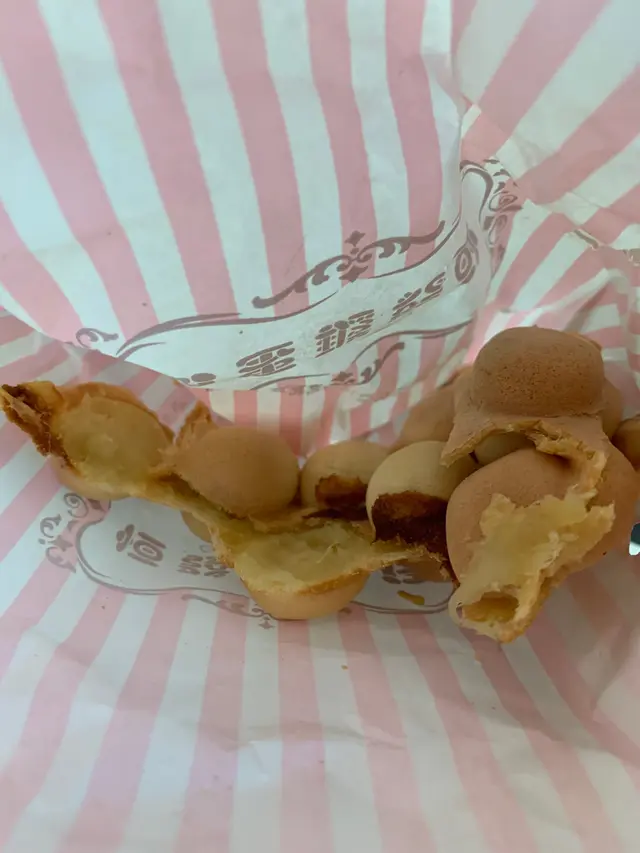 榴連夾心雞蛋仔