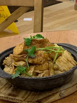 枝竹豆腐斑腩煲