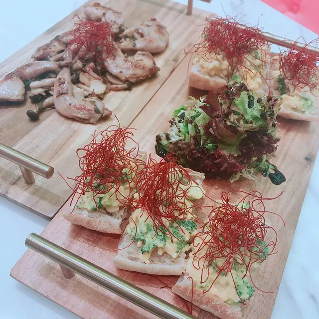 椰菜花西蘭花薯仔沙律