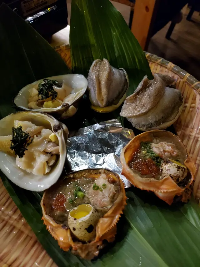 青森殘酷網鮑, 蟹味噌甲羅燒, 帆立貝