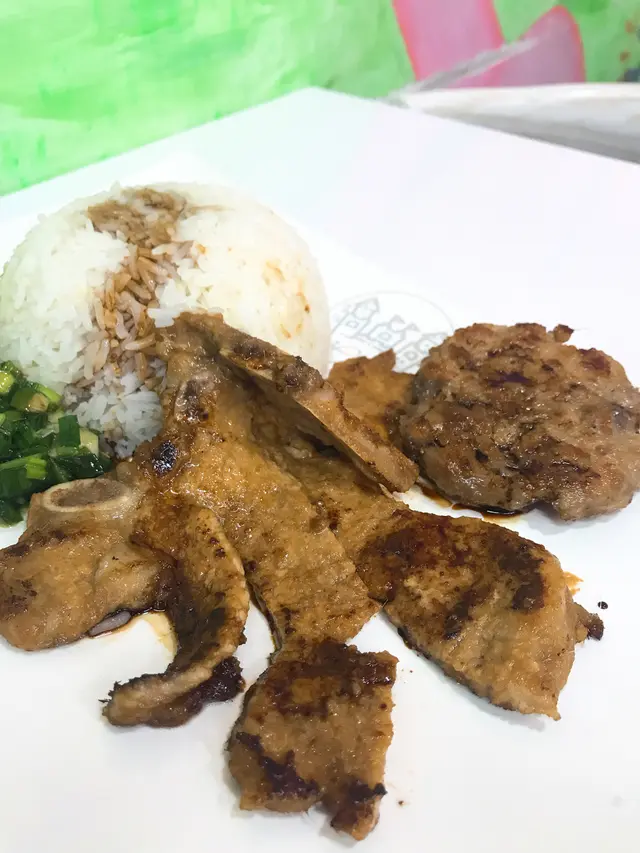 咸魚煎肉餅豬扒飯