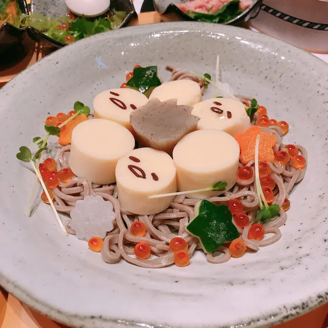 梳乎玉子豆腐蕎麥麵沙律