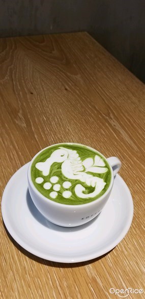 Matcha latte - 灣仔的Omotesando Koffee