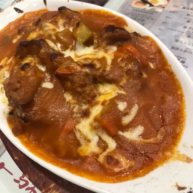 經典焗豬扒飯