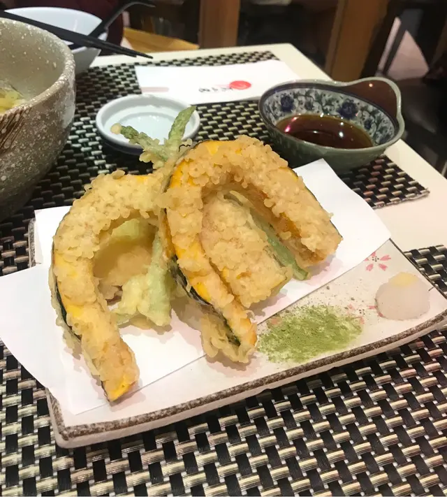 南瓜併日本蕃薯天婦羅