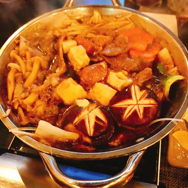 很地道日式壽喜牛肉鍋