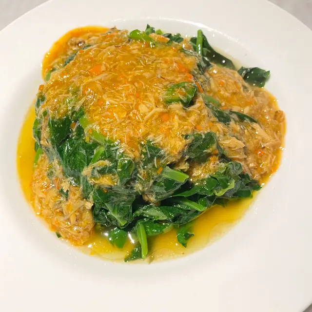 鮮拆蟹粉扒菜苗