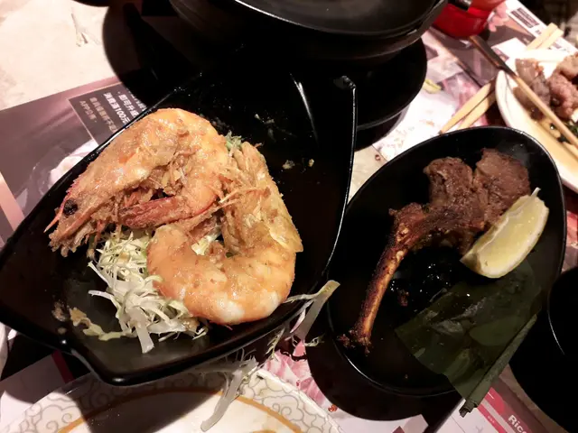 大虾美味 旦黃香濃💯👍
羊鞍非一般騷☻ 乾 調味淡口