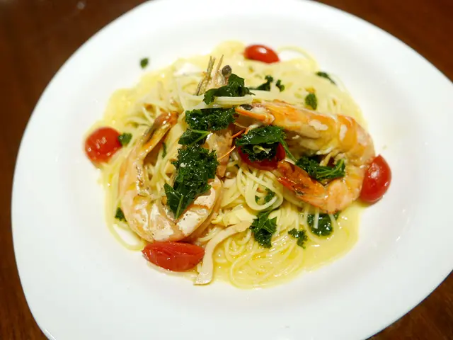 鮑魚虎蝦天使麵