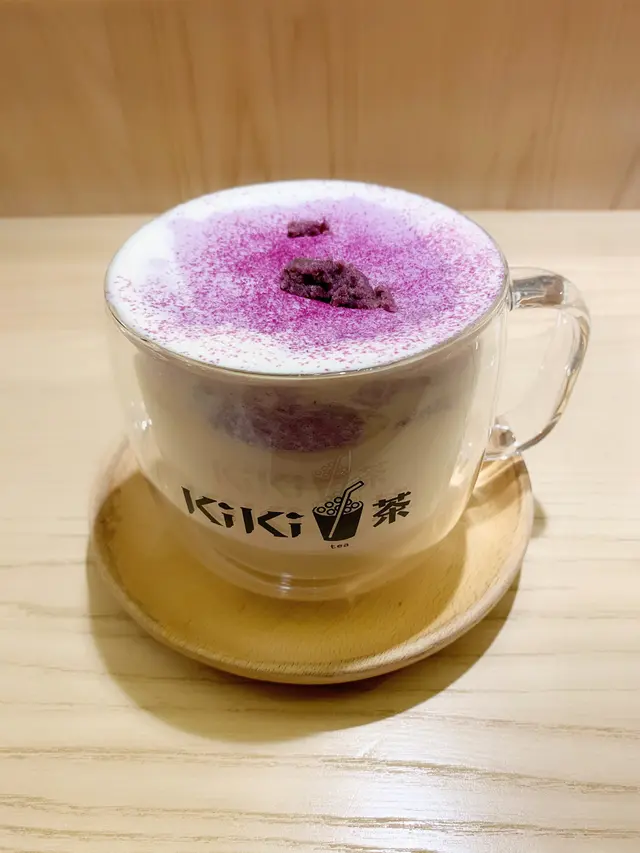 紫薯雪絨黑糖薑母鮮奶