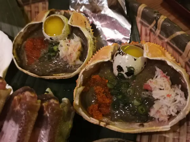 人氣蟹味噌甲羅燒