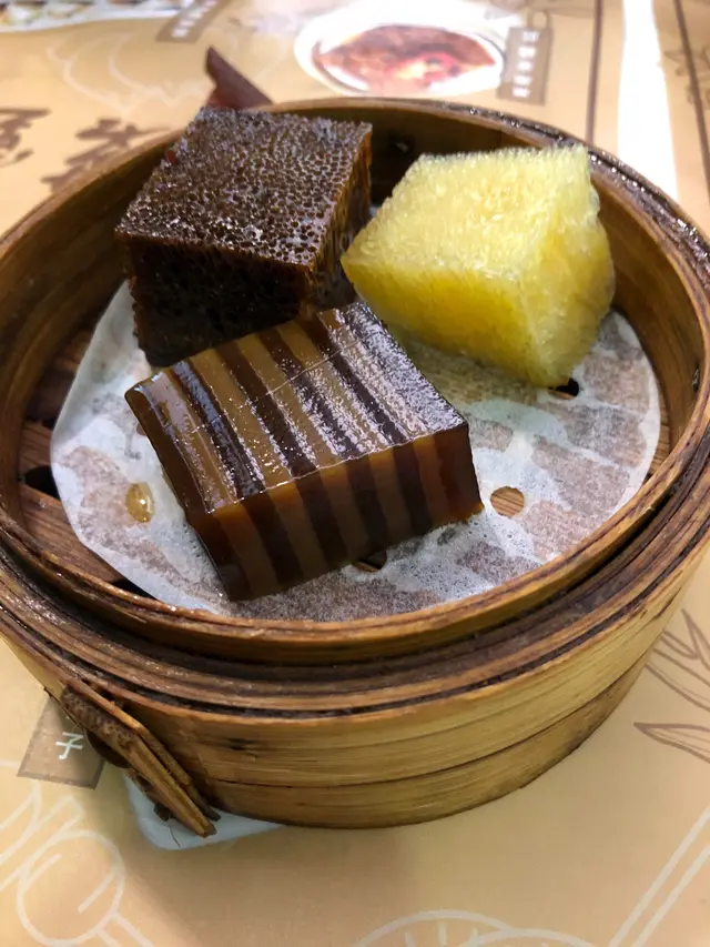 薑汁、蜂巢、黃金三色糕