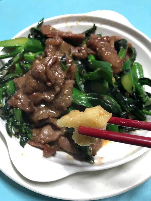沙嗲芥蘭牛仔肉