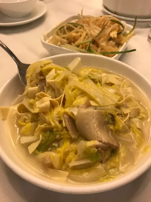 咸肉百頁煮津白