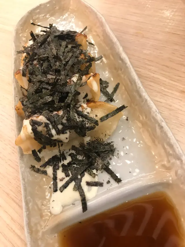 山葵蛋黃醬餃子