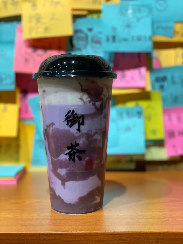 芝士奶蓋紫薯鮮奶