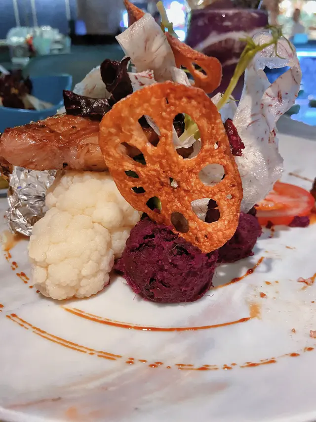 美國肉眼牛扒配燒肉汁