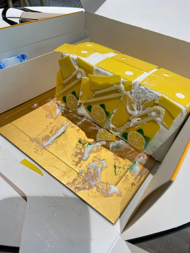 嘗試重整倒塌的蛋糕