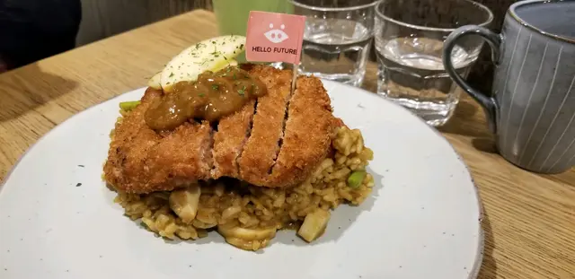 日式咖哩吉列豬扒意大利飯