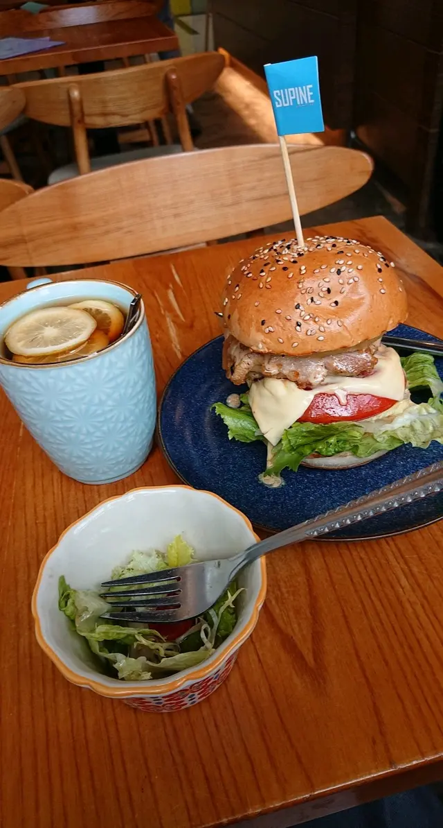 夏威夷烤雞漢堡