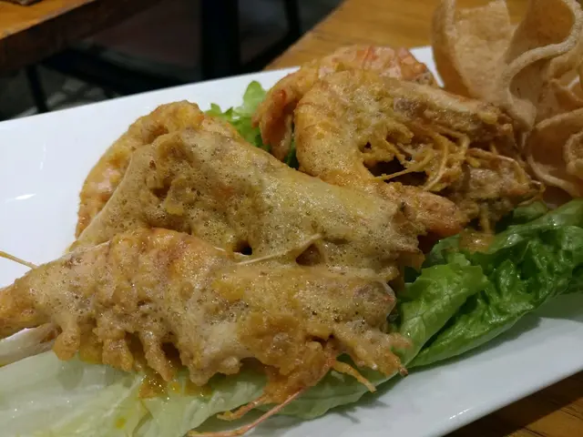 招牌黃金咸蛋鮮海蝦