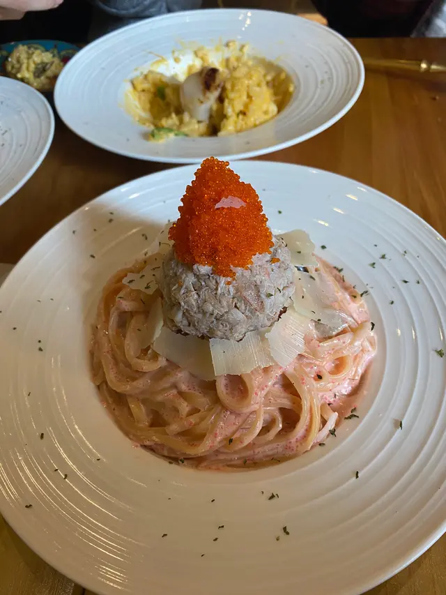 明太子蟹肉意大利粉