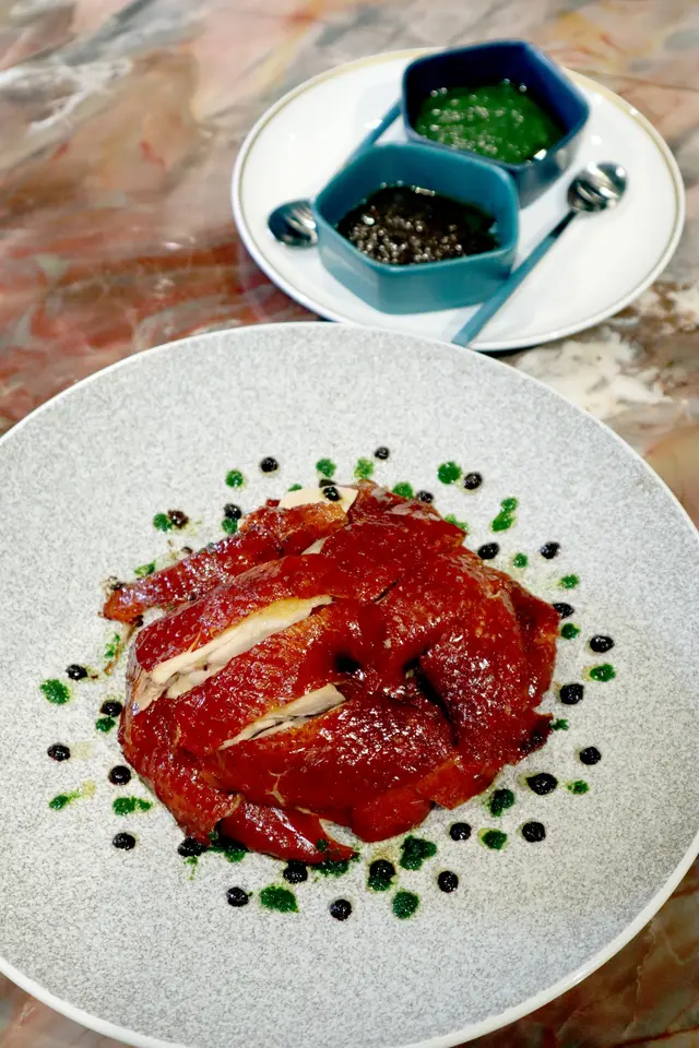 黑松露法葱炸子雞