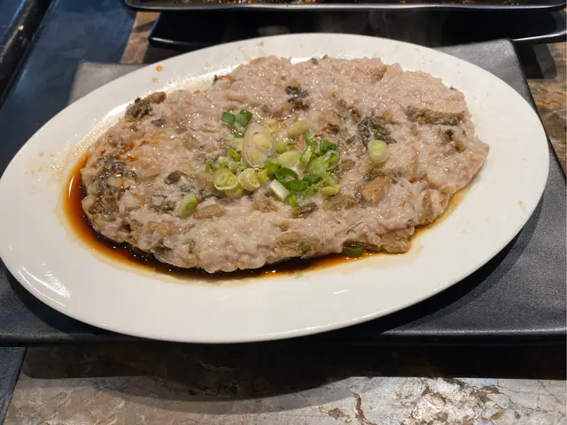 梅菜蒸肉餅