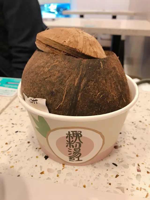 椰皇花膠冬菇燉雞湯一