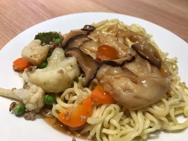 炆冬菇花膠伊麵