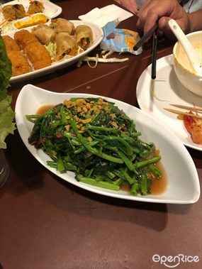 馬拉盞炒通菜 - 九龍城的泰皇閣泰國菜館