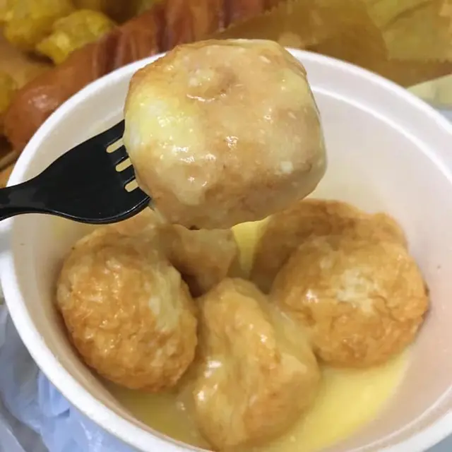 芝士汁撈芝士丸