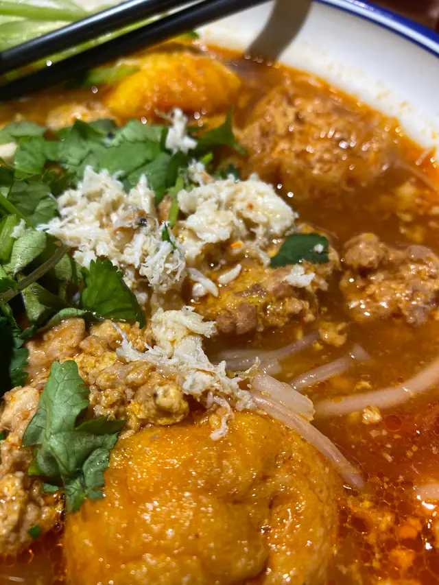 順化蕃茄蟹肉扎肉湯檬