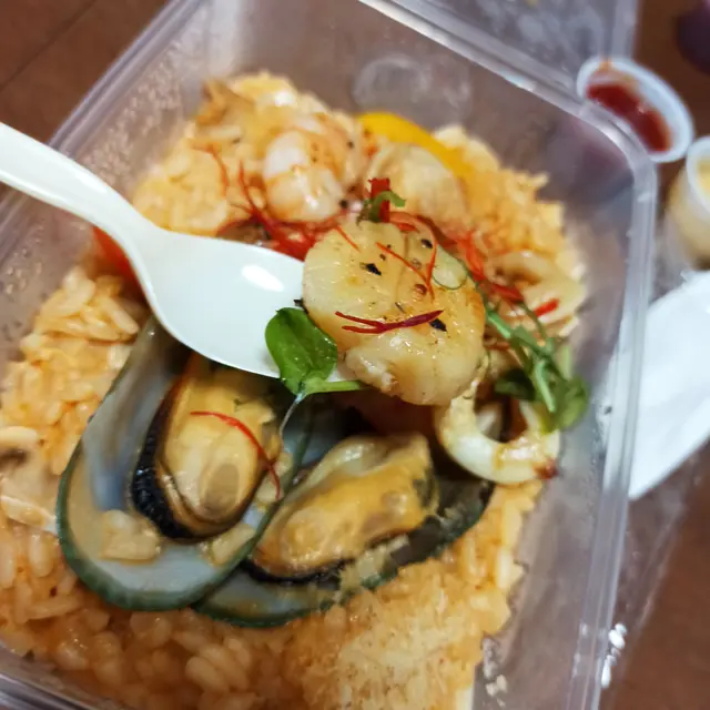 龍蝦汁海鮮意大利飯