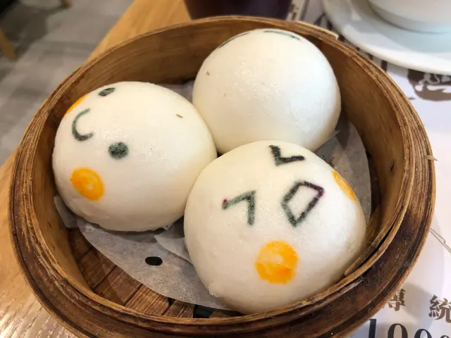 卡通流心芋容包