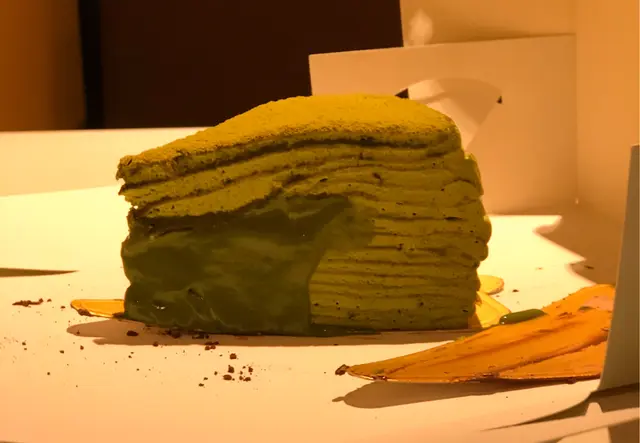 抹茶流心千層蛋糕 (切件)