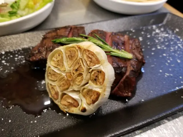 Herbly flat iron steak