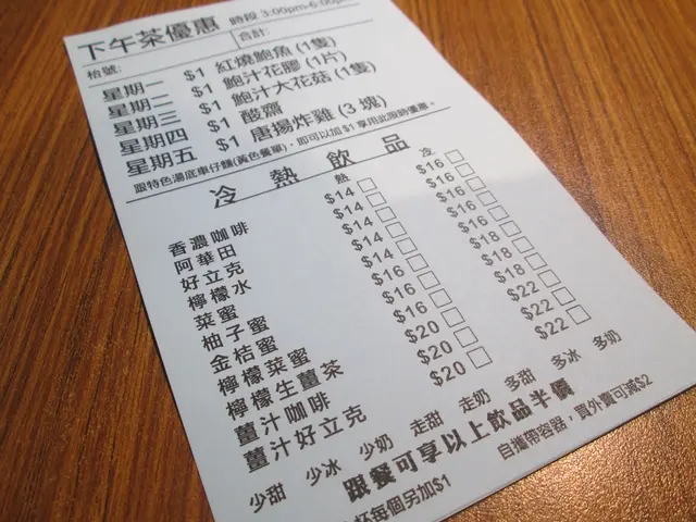 惠顧車仔麵飲品可享半價